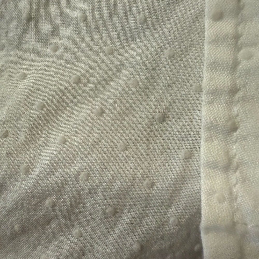 American Eagle White Ruffled Button-Up Shirt - image 5